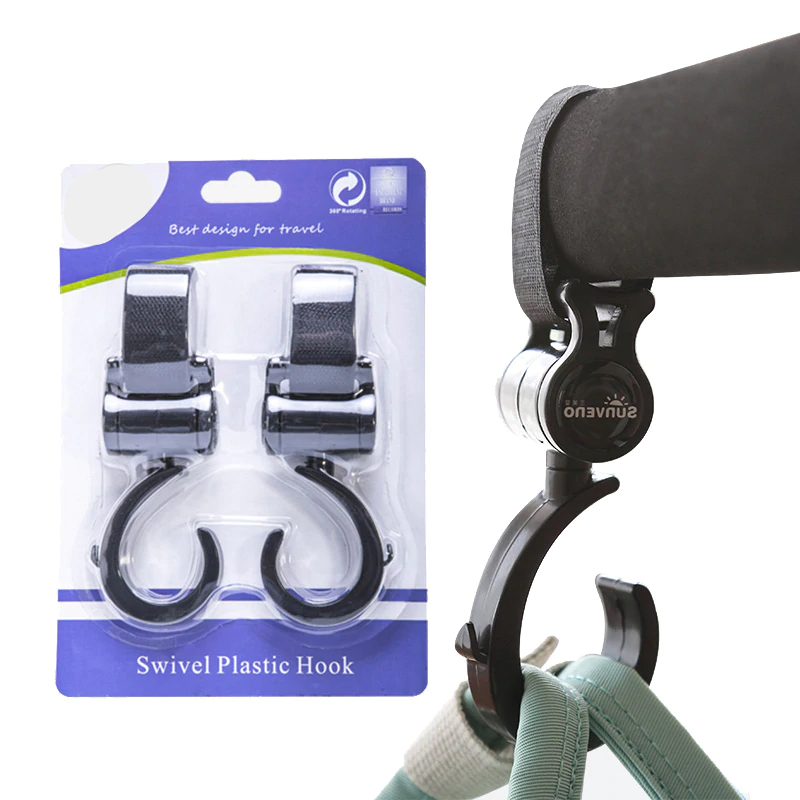 Stroller Multipurpose Swivel Hooks